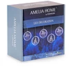 AmeliaHome LED vitražas Wintery, apvalus rinkinys 5 vnt