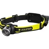 LED Lenser Ledlenser iH8R LED žibintuvėlis ant galvos, juodas, geltonas