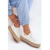 Lee Cooper moteriški platforminiai kedai espadrilės, balti