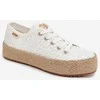 Lee Cooper moteriški platforminiai kedai espadrilės, balti