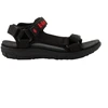 Lee Cooper moteriški sandalai su lipukais, lengvi juodi, vasaros paplūdimiui