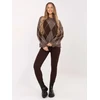 Leginsy-D93050Z62285A-ciemny ruda