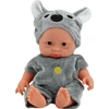 Lėlė pilka apranga Lean Toys