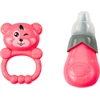 Lean Toys Lėlė su šviesiai rožine suknele
