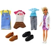 Lean Toys Lėlė Anlily su priedais: gydytoja, kirpykla, virėja