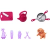 Lean Toys Lėlė Anlily su priedais: gydytoja, kirpykla, virėja