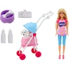 Lean Toys Anlily lėlė su vežimėliu ir šunimi