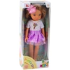 Lean Toys Lėlė su violetiniu sijonu, 32 cm
