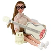 Lėlė vaikams Emily su gitara, akiniais ir kačiuku