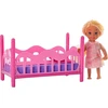 Lean Toys Žavus lėlės ir lovytės rinkinys