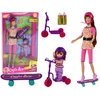 Lean Toys Lėlių rinkinys su priedais ir transporto priemonėmis