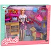 Lean Toys Lėlė su priedais Veterinarė