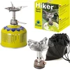 Lengviausias turistinis dujų balionėlių degiklis (su vožtuvu arba sriegiu) HIKER 70gram 2.4kW