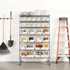 VEVOR 7 lygių riedančių dėžių laikiklis su 24 dėžėmis