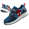 Leomil vaikiški lengvi Spiderman sportiniai bateliai su lipukais, juodos ir mėlynos spalvos