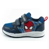 Leomil vaikiški lengvi Spiderman sportiniai bateliai su lipukais, juodos ir mėlynos spalvos