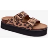Leopardinio rašto platforminės basutės Step in style