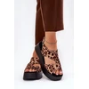 Leopardo rašto basutės su platforma Step in style