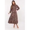 Leopardo rašto midi sijonas Italy Moda