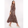 Leopardo rašto midi sijonas Italy Moda