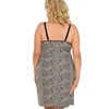 Leopardo rašto naktiniai marškiniai Plus Size Donna