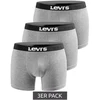 Levi's Vyriški 3 vnt. pakuotė Pilki Medvilniniai Bokseriai