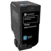 Lexmark 74C2HCE tonerio kasetė Originalus Žydras 1 vnt