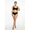 Liemenėlė juoda be lankelių patogi Jelly Bra Comfort