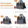 Lifewit izoliuotas pietų krepšys 20 l, sulankstomas, bordo, LF233125