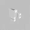 Linijinės sistemos EASY LINK bėgelio L formos sujungimas, baltas, K1002340B