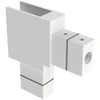 Linijinės sistemos EASY LINK bėgelio L formos sujungimas, baltas, K1002340B