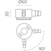 Linijinės sistemos PIPE L formos 90° kampo sujungimas, juodas, K1002141N