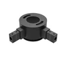 Linijinės sistemos PIPE L formos 90° kampo sujungimas, juodas, K1002141N