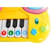 Linksmoji pianino klaviatūra su būgneliu