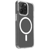 LITE MAG PRO“ apsauginis dėklas (PC+TPU+TPE) su integruotais magnetais iPhone 15 Pro“, baltas