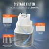 VEVOR Dūmų ištraukiklis su 3 pakopų filtru
