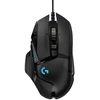 Ausinės Logitech G502 Gaming HERO EU Pelė 910-005471 (optinis; 16000 DPI; juodas)