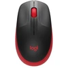 LOGITECH M190 raudona pelė