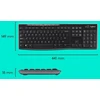 Logitech MK270 Membraninė klaviatūra 920-004508 (USB (2.4 GHz belaidis ryšys); juoda)