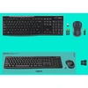 Logitech MK270 Membraninė klaviatūra 920-004508 (USB (2.4 GHz belaidis ryšys); juoda)