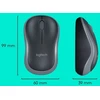 Logitech MK270 Membraninė klaviatūra 920-004508 (USB (2.4 GHz belaidis ryšys); juoda)