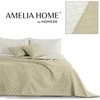 Lovatiesė DecoKing Axel, 200x220 cm, spalva: smėlio / balta