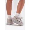 Low Snow Boots On Platform With Fur D.Franklin DFSH370011 Light Gray