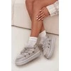 Low Snow Boots On Platform With Fur D.Franklin DFSH370011 Light Gray