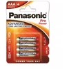 LR03 PANASONIC AAA Pro Galia baterijos, 4 vnt.