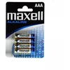 LR6 MAXELL AA baterijos, 4 vnt. lizdinė pakuotė