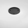 Lubinė bazė 3 PIREX pakabinamiems šviestuvams, juodo metalo, 32 cm