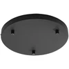 Lubinė bazė 3 PIREX pakabinamiems šviestuvams, juodo metalo, 32 cm