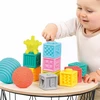 LUDI ankstyvojo ugdymo sensorinis rinkinys – kamuoliukai ir kubeliai, 10+ mėn.