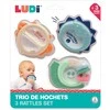 LUDI kūdikio barškučių rinkinys trio